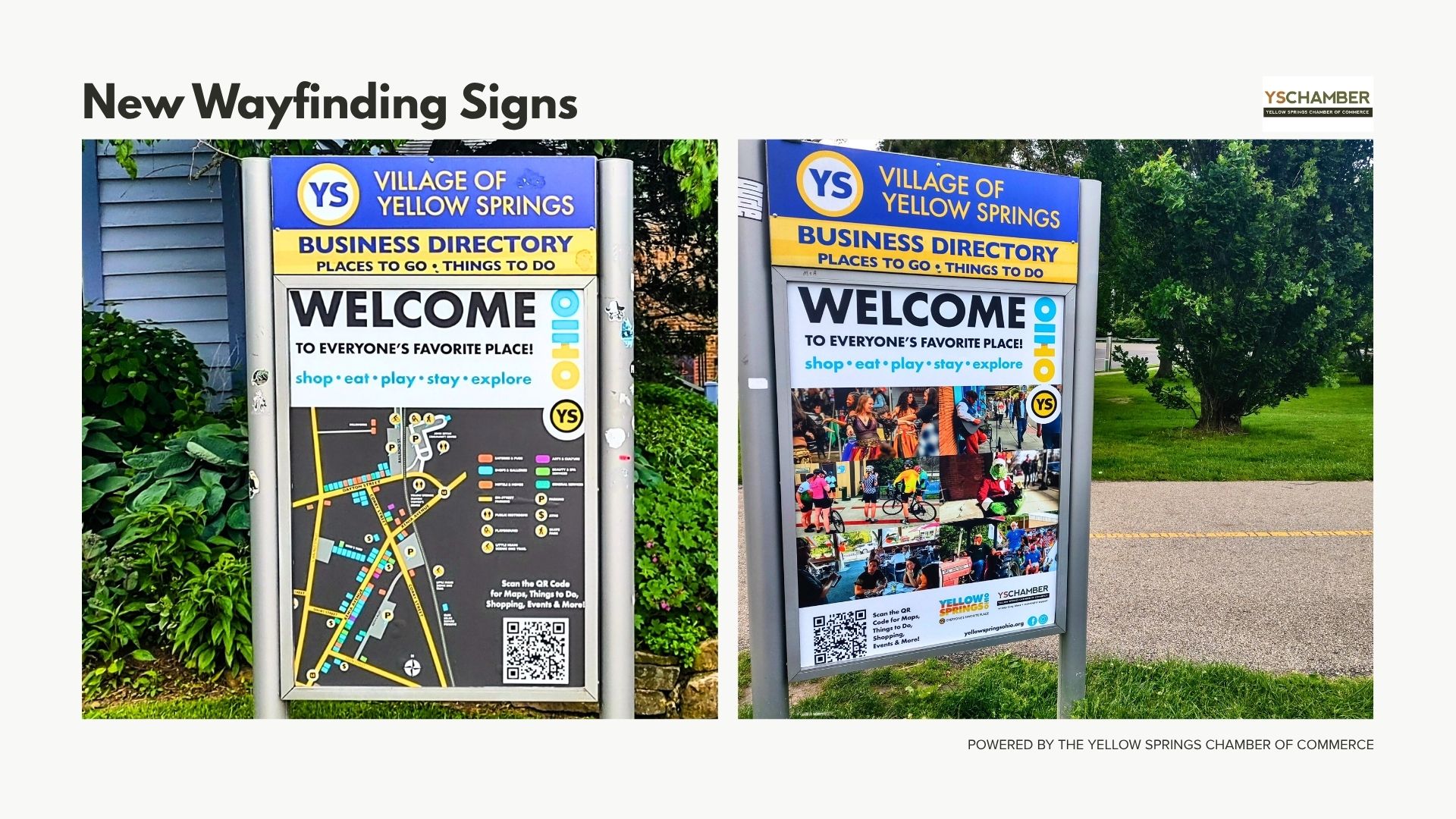 Yellow Springs Chamber Unveils Vibrant Wayfinding and Visibility Initiative ​