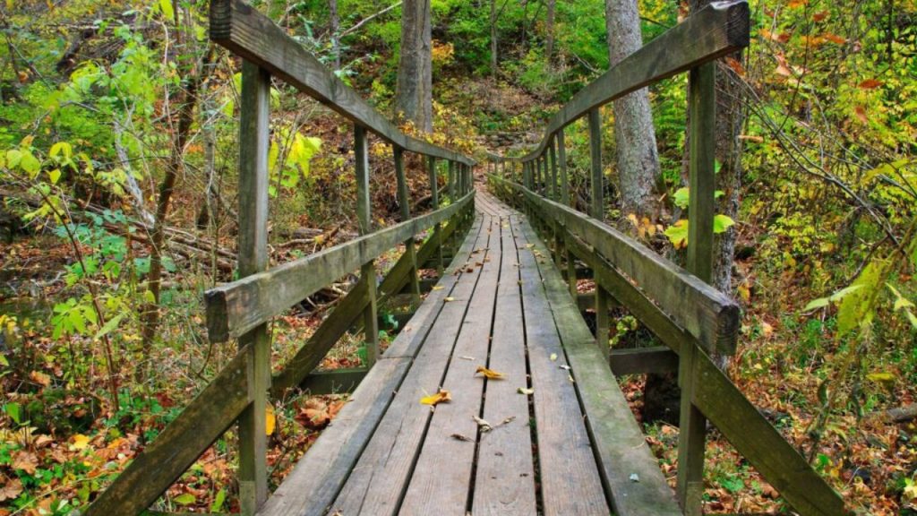 The ridge at Glen Helen Nature Preserve is just one of the features that makes the location so desireable.