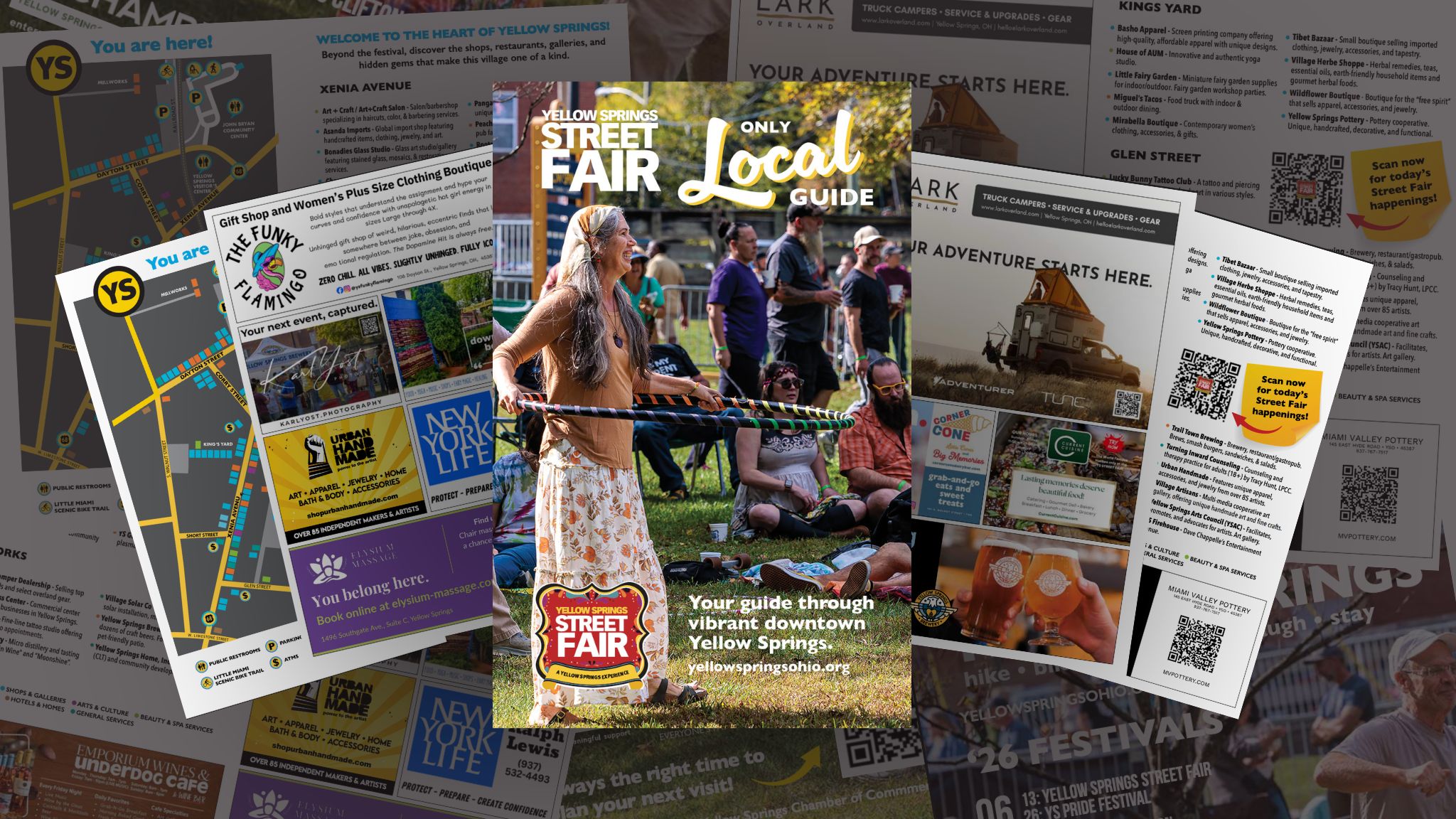 Yellow Springs Chamber Releases “Only Local Guide” to Spotlight Small Businesses and Strengthen Street Fair Experience